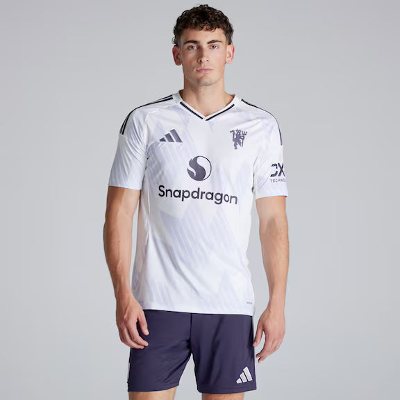 Manchester United Away Jersey ( White/Purple )