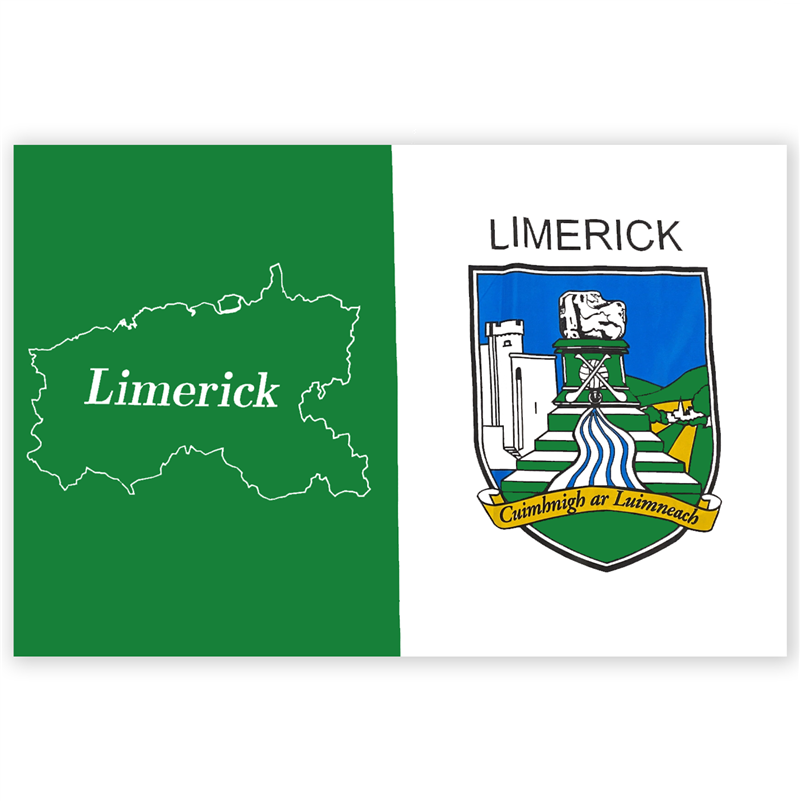 Limerick Crested Flag ( 5 x 3 )