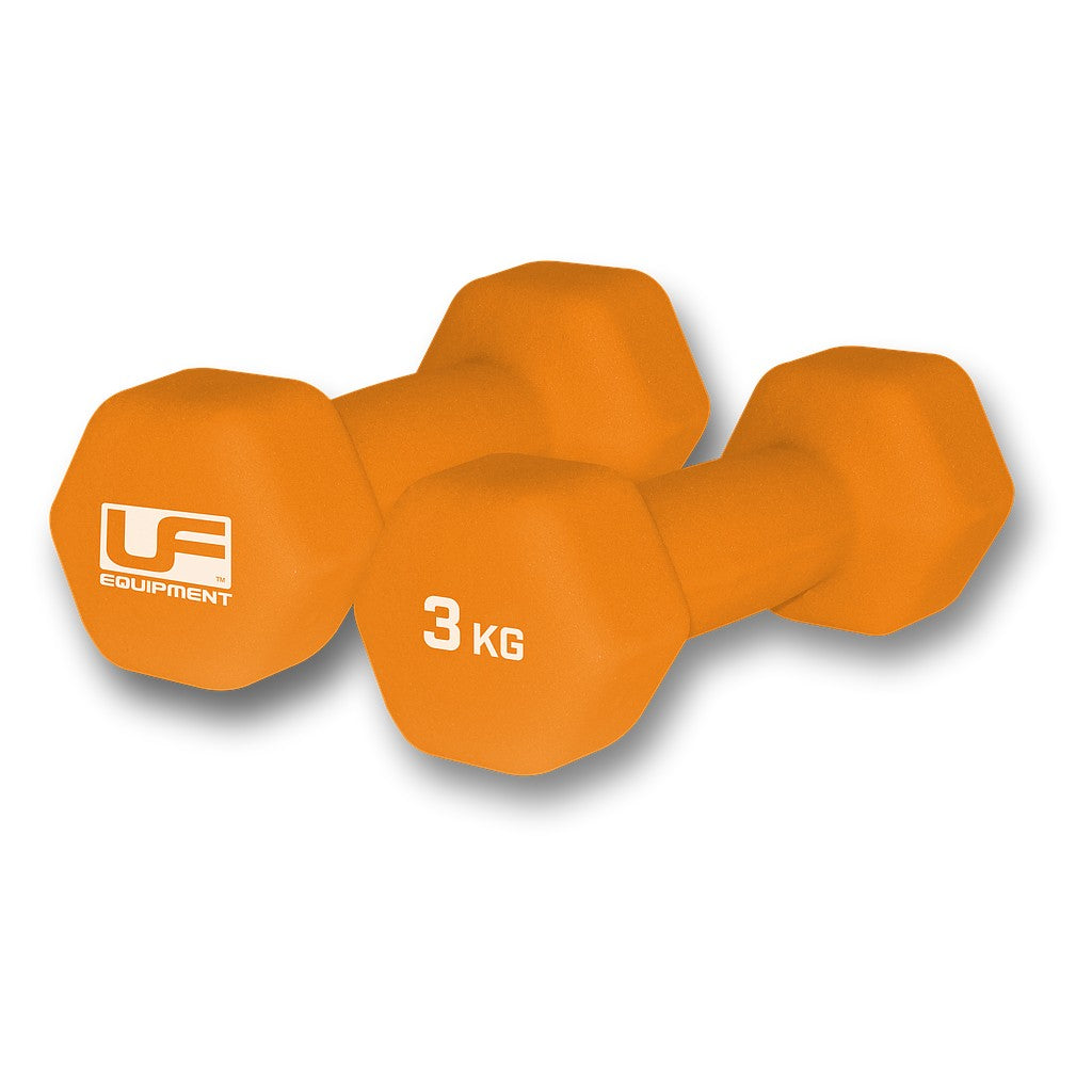 Urban Fitness 3kg Hex Dumbells