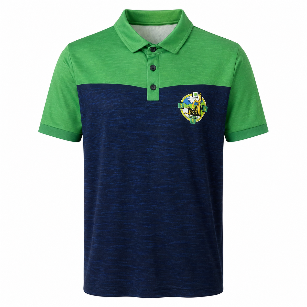 '26 Kerry Retro Polo Shirt ( Navy/Green )