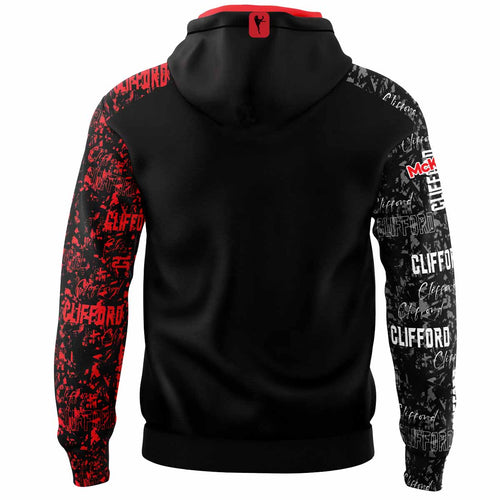 2026 McKvr Clifford Hoodie ( Black/Red )