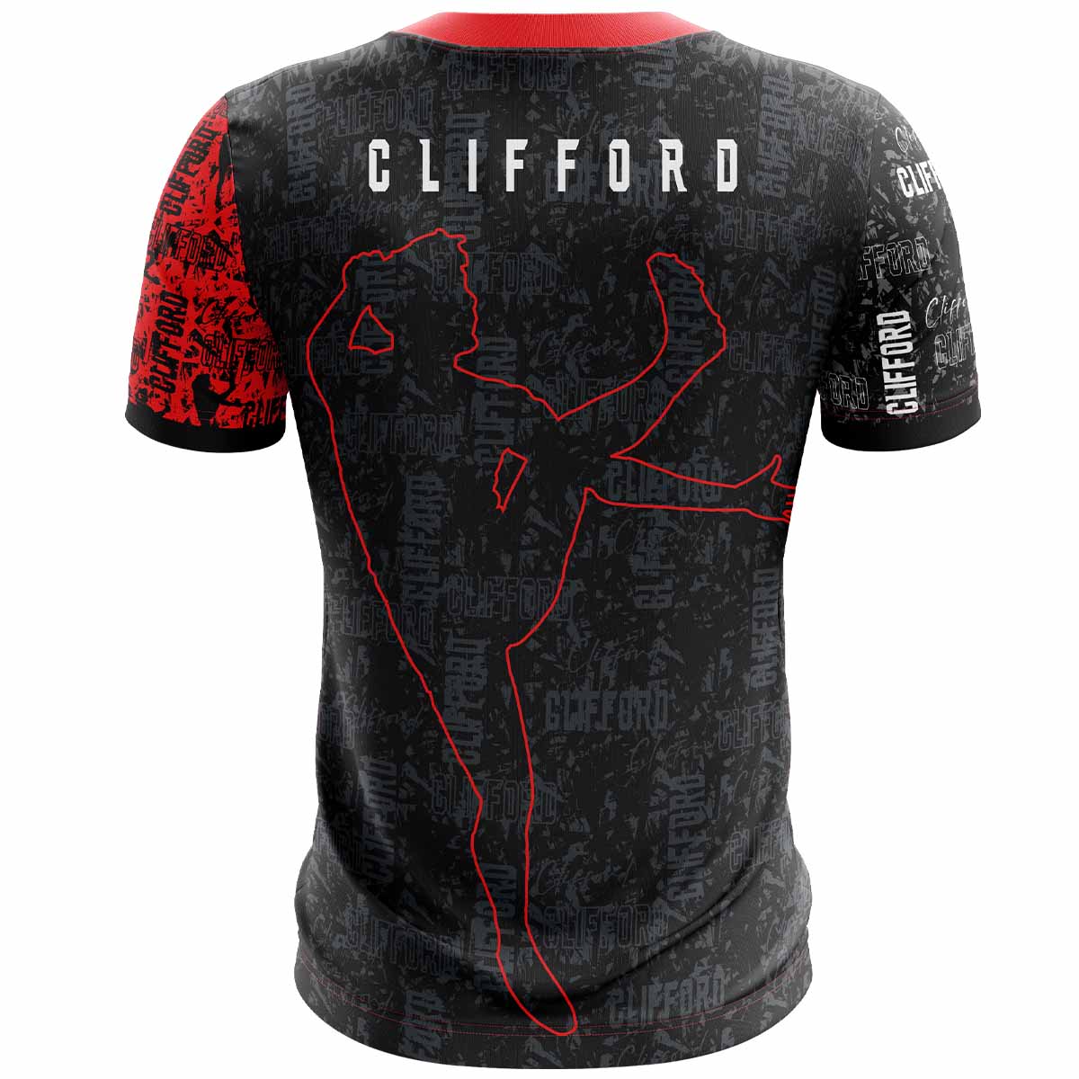 2026 McKvr Clifford Jersey ( Black/Red )