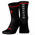 2026 McKvr Clifford Socks ( Black/Red )