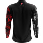 2026 McKvr Clifford Half Zip ( Black/Red )