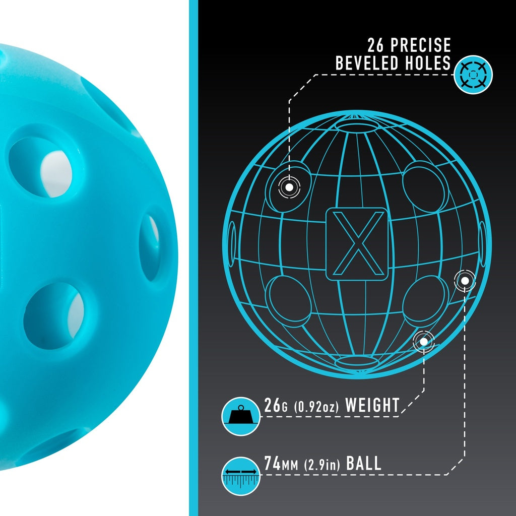 Franklin Indoor X-26 Pickleball ( 3 Pack )