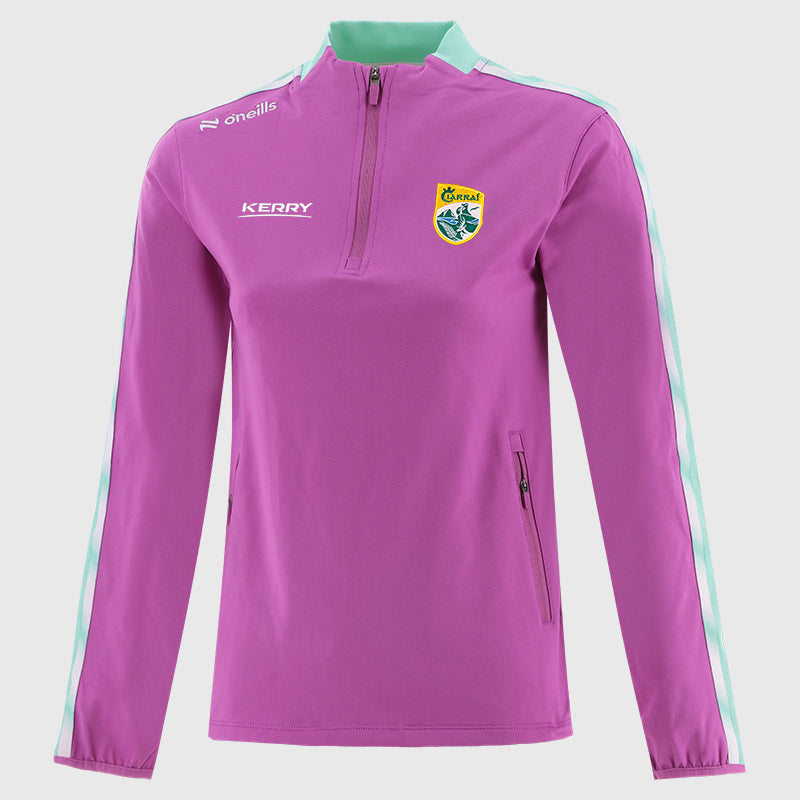 '26 Kerry Imperium Half Zip Brushed Top ( Purple/Mint/White )