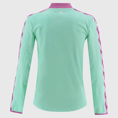 '26 Kerry Imperium Half Zip Brushed Top ( Green/Purple/White )