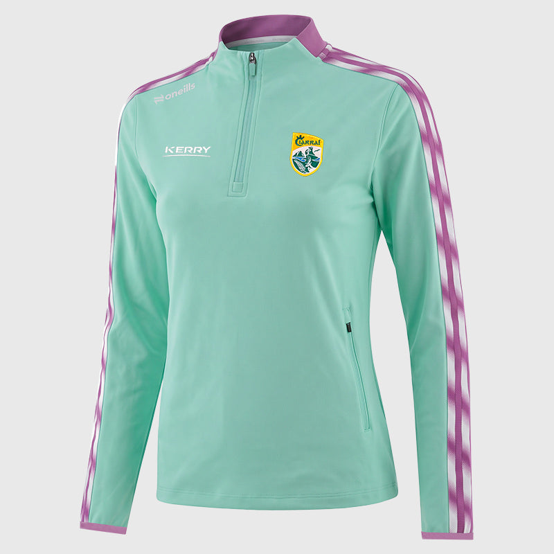 '26 Kerry Imperium Half Zip Brushed Top ( Green/Purple/White )