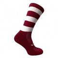 PFSport Midi Socks ( Maroon/White )