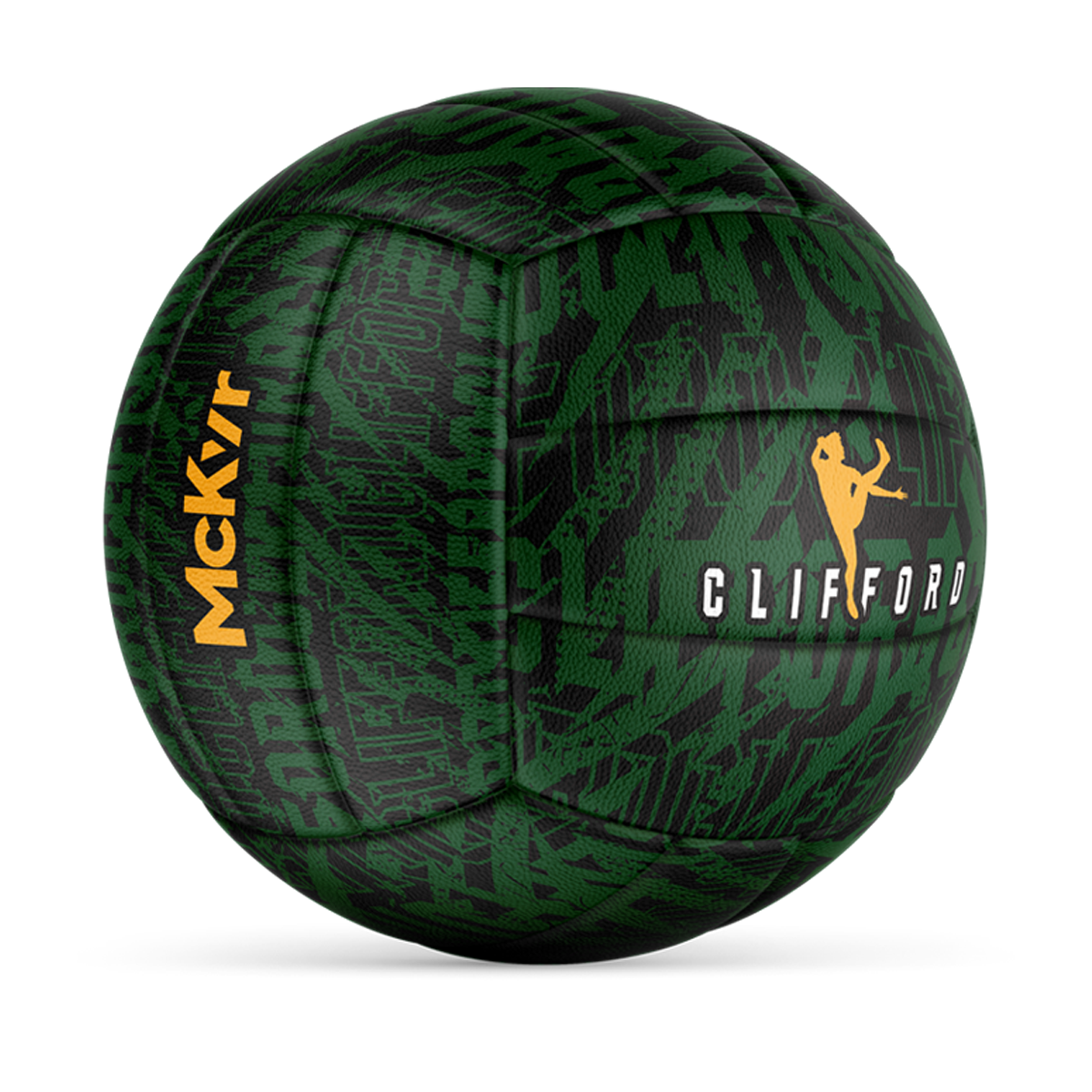 McKvr Clifford Football ( Grn/Amb ) Size 4