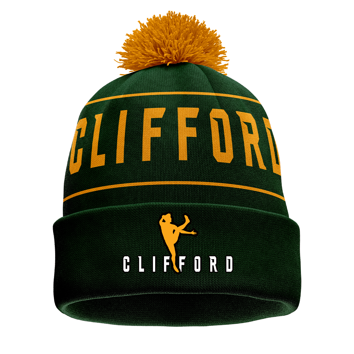 McKvr Clifford Bobble Hat ( For/Grn/Amb ) Adults