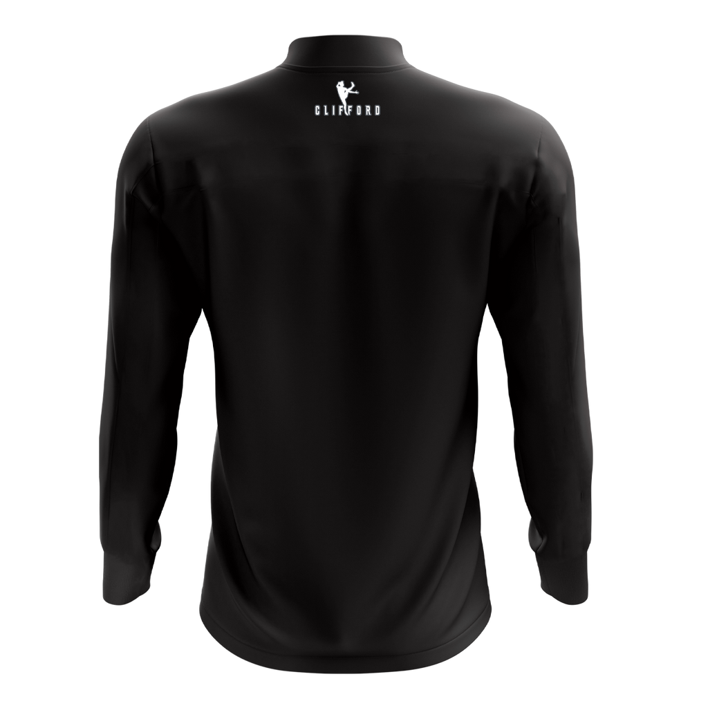 McKvr Clifford 1/4 Zip Top ( Blk/Wht )