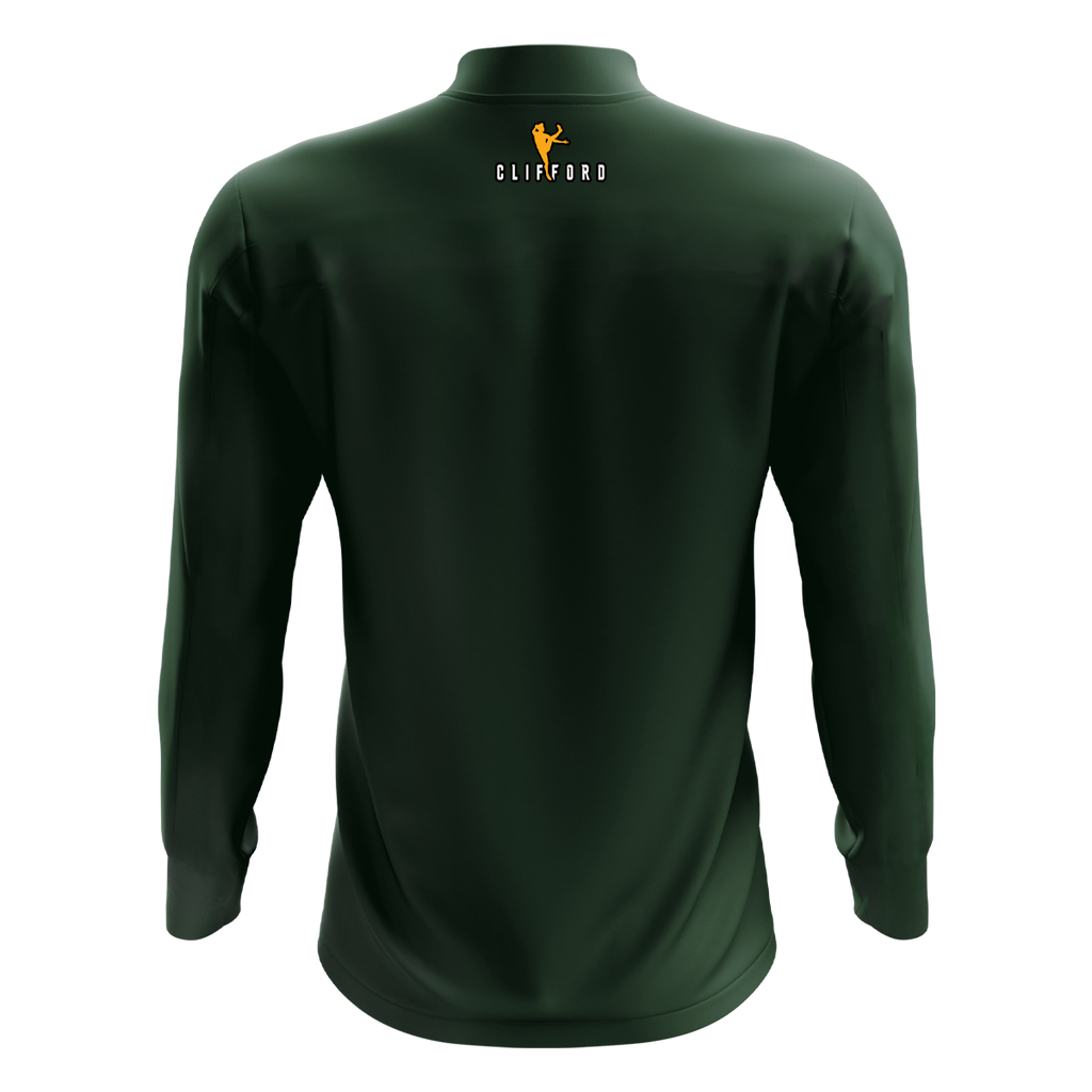 McKvr Clifford 1/4 Zip Top ( For/Grn/Amb )