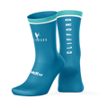 McKvr Clifford Socks ( Turq/Wht )