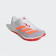 Adidas Allroundstar Jnr Spikes ( White/Orange )
