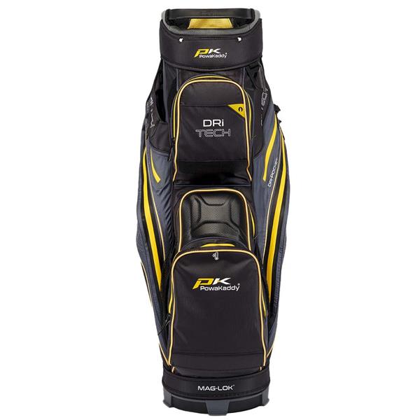 Powakaddy Dri-Tech Waterproof Golf Bag ( Black/Grey/Yellow )