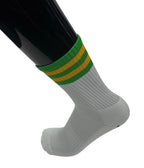 Midi Grip Socks ( Green/Gold )