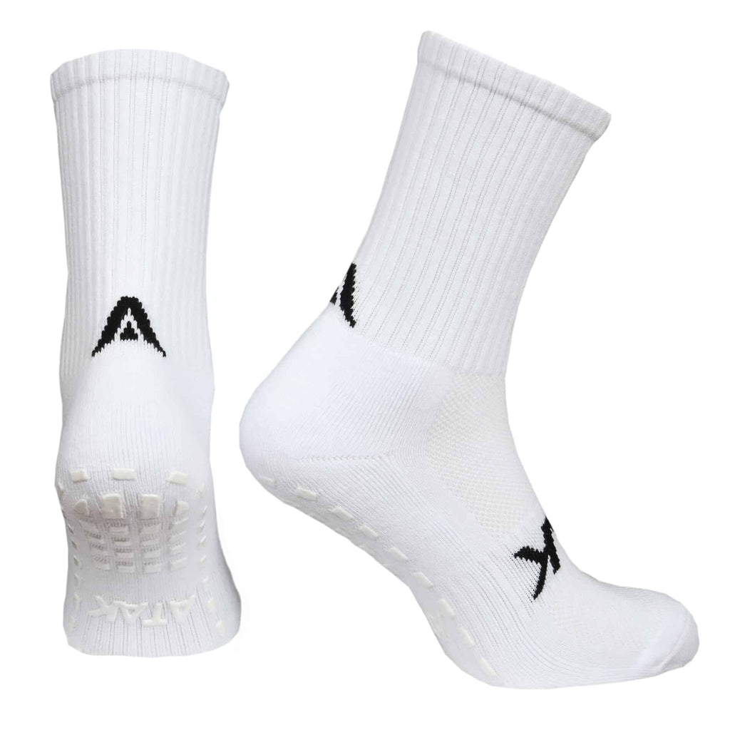 PFSport Midi Grip Socks ( White )