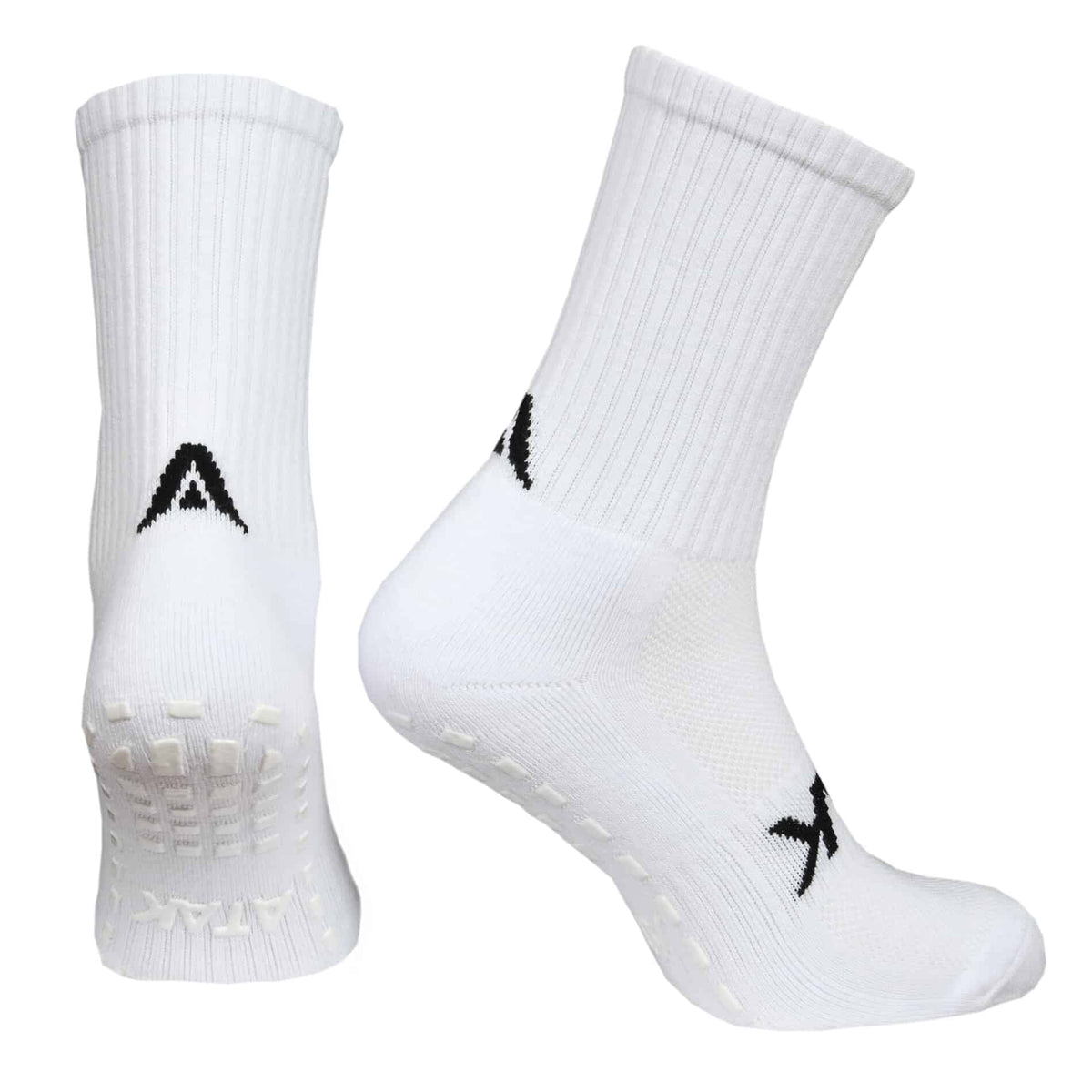 PFSport Midi Grip Socks ( White )