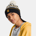 UA Bobble Hat ( Black/White/Yellow )