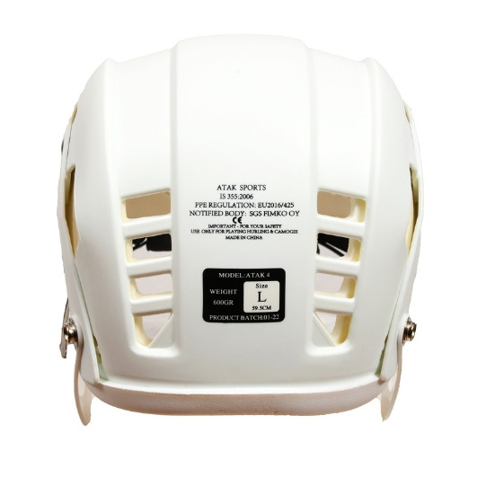 Atak Hurling Helmet ( White )