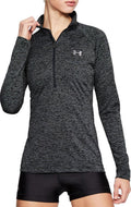 UA Tech 1/2 Zip Twist ( Dark Grey )