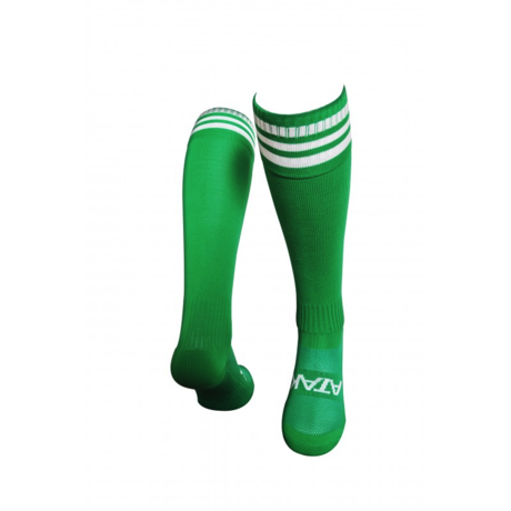 PFSport Full Length Socks ( Green/White )