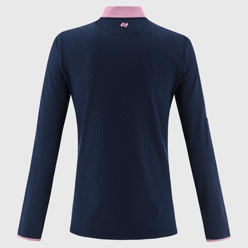 Kerry Hydra Half Zip ( Navy/Pink )