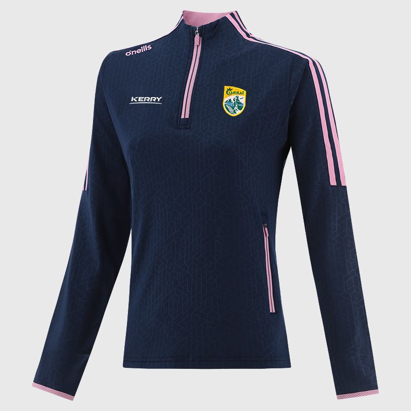 Kerry Hydra Half Zip ( Navy/Pink )