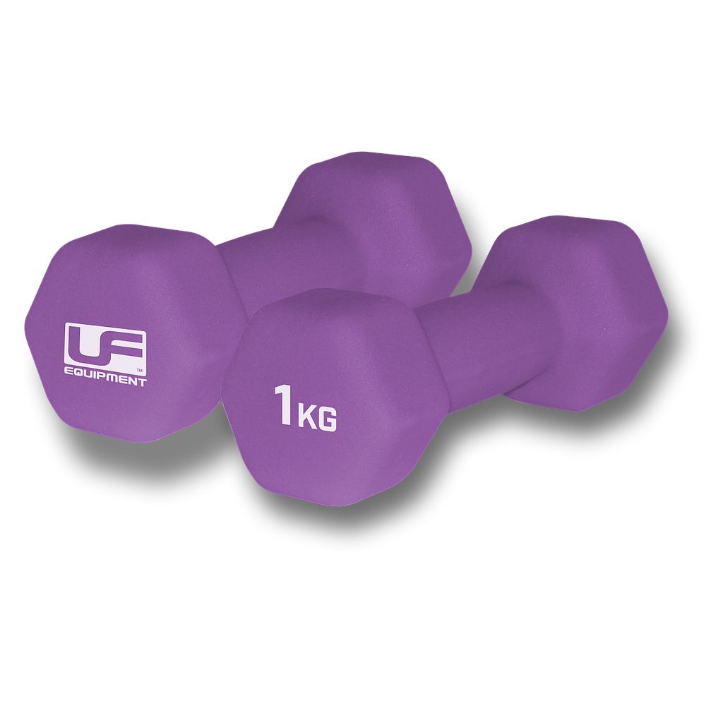 Urban Fitness 1kg Hex Dumbells