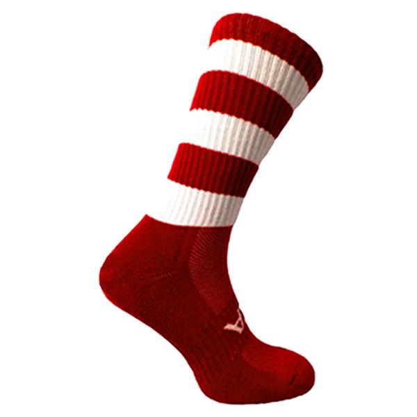 PFSport Midi Socks ( Red/White )