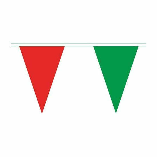 Green / Red Bunting ( 10 Meter )