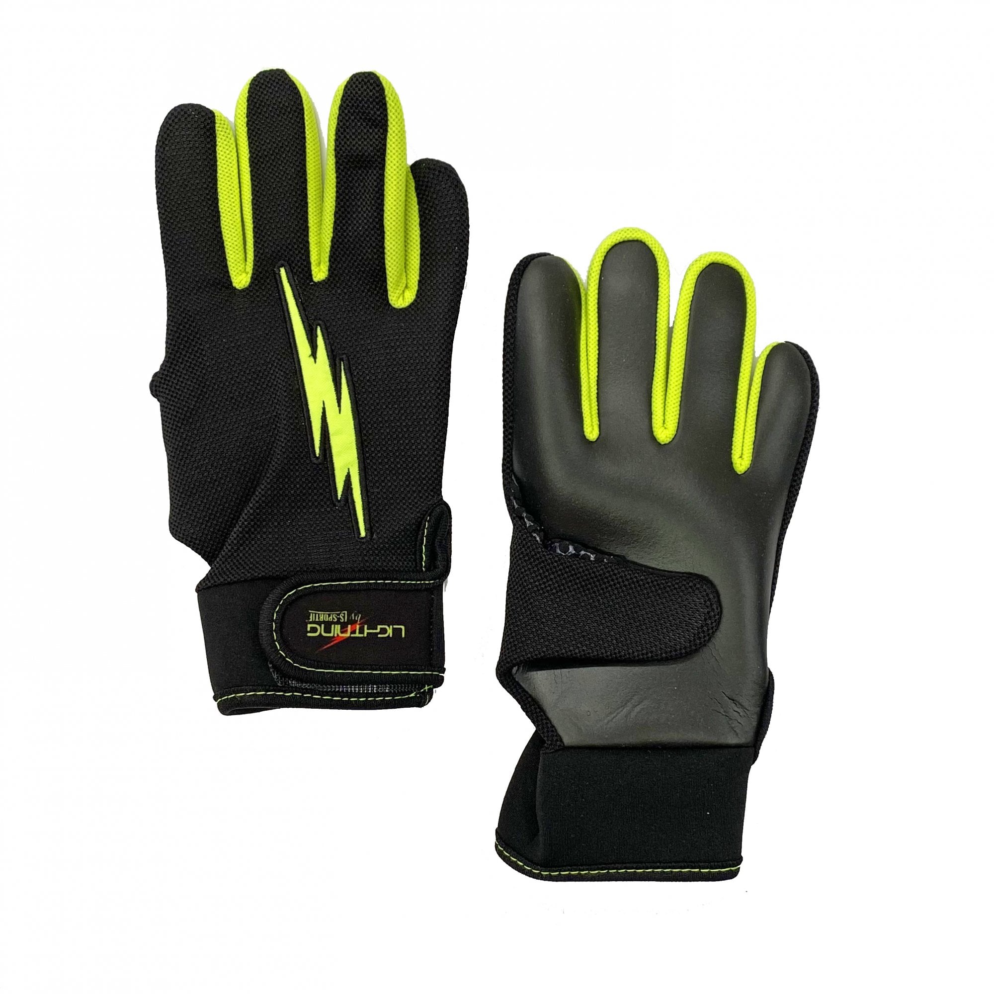 LS Lightning Micro Mesh Glove ( Black/Fluo ) | Hennebery Sports