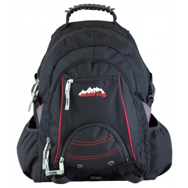ridge53 bolton black red bag pack pack school bag