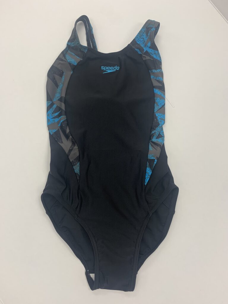 Speedo Girls Swimsuit ( Black/Blue ) | Hennebery Sports