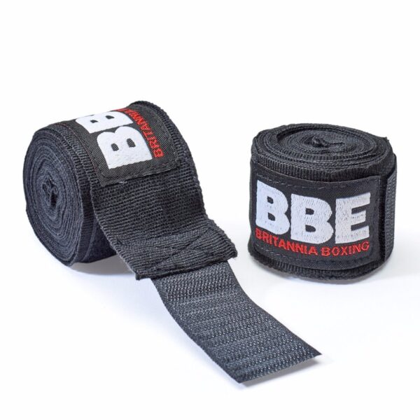 BBEM451 BBE Boxing Club Handwraps Black 2 1