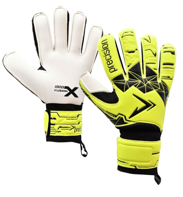 PRG15902 Precision Junior Fusion X Flat Cut Essential GK Gloves 2