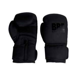 BBEM904 BBE Boxing Sparring Bag Boxing Gloves Matte Black 12oz
