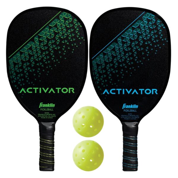 52742 Franklin Activator 2 Player Pickleball Paddle and Ball Set