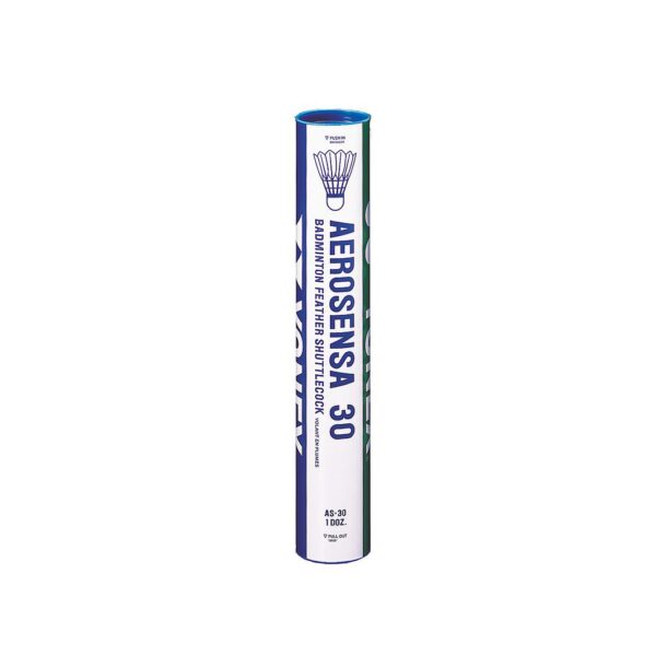 YX030 Yonex Aerosensa 30 Shuttles Tube of 12 White