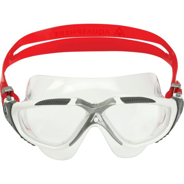 aquasphere vista swim goggles clear white red 2 1442327