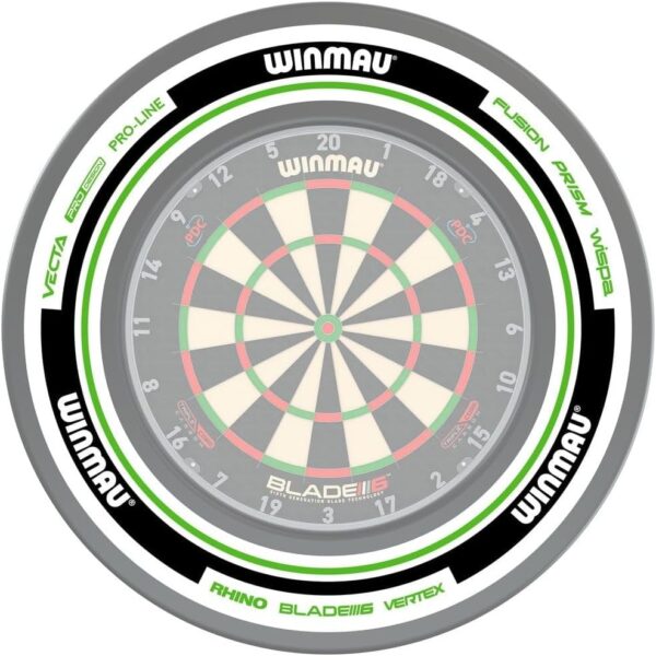 Winmau Dartboard Surround ( White ) - Image 3