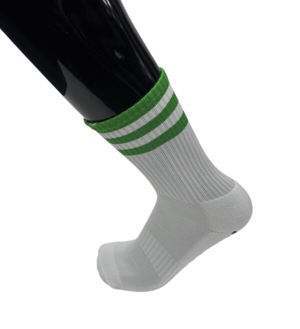 Midi Grip Socks ( Green/White )