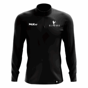 McKvr Clifford 1/4 Zip Top ( Blk/Wht )