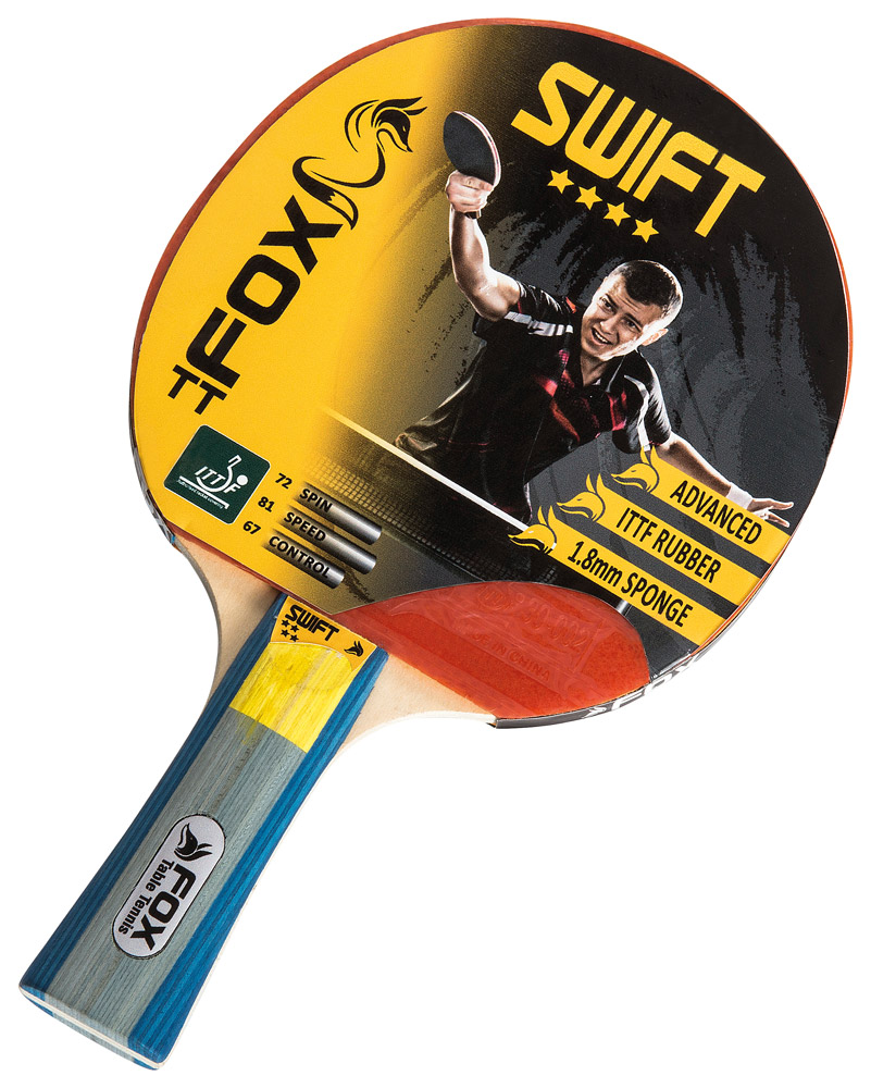 Fox TT Swift 4 Star Table Tennis Bat 1 Fox TT Swift 4 Star Table Tennis Bat