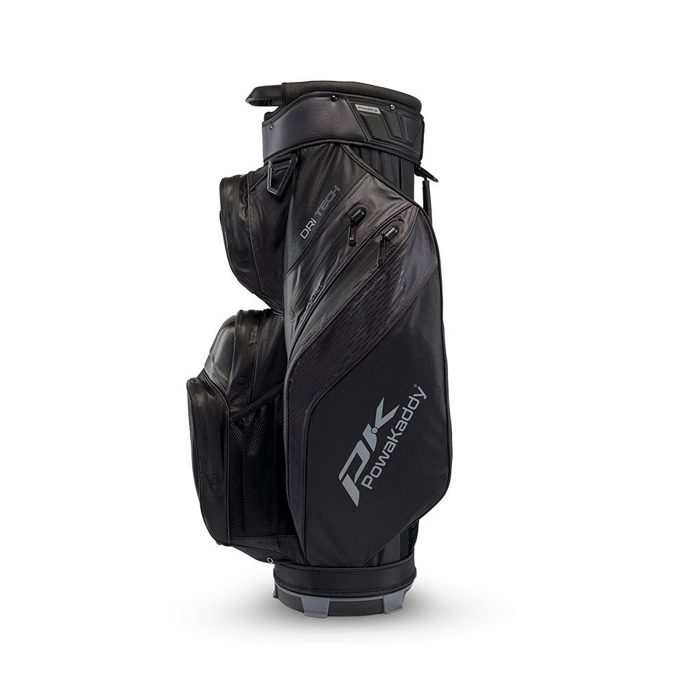 Powakaddy Dri-Tech Waterproof Golf Bag ( Black/Grey ) 1 Powakaddy Dri-Tech Waterproof Golf Bag ( Black/Grey )