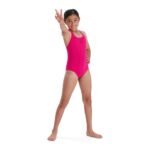 Speedo ECO Endurance+ Medalist Junior Swimsuit ( Pink )