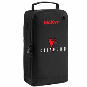 2026 McKvr Clifford Boot Bag ( Black/Red )