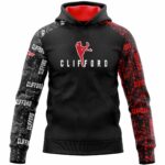 2026 McKvr Clifford Hoodie ( Black/Red )