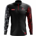2026 McKvr Clifford Half Zip ( Black/Red )